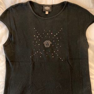 Versace logo stretch t-shirt